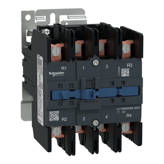 Schneider Electric-LC1D800086FWS207-TeSys D - contacteur S207 - 4P (2F+2O) AC-1 - 125A <=440V - 110Vcc