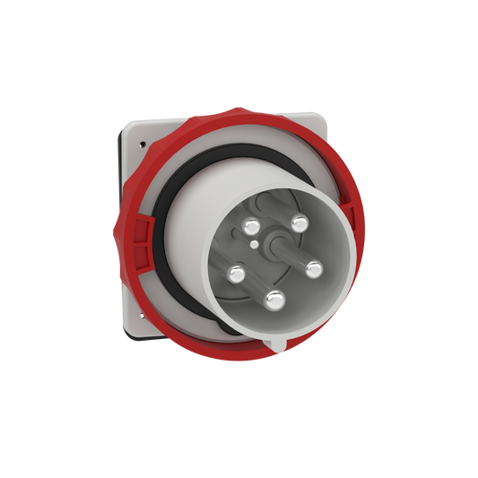 Schneider Electric-81895-Mureva - socle de connecteur encastré - 125A 3P+N+T - 380-415V - IP67 - 50-60HZ