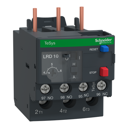 Schneider Electric-LRD106-TeSys LRD - relais de protection thermique - 4..6A - classe 10A