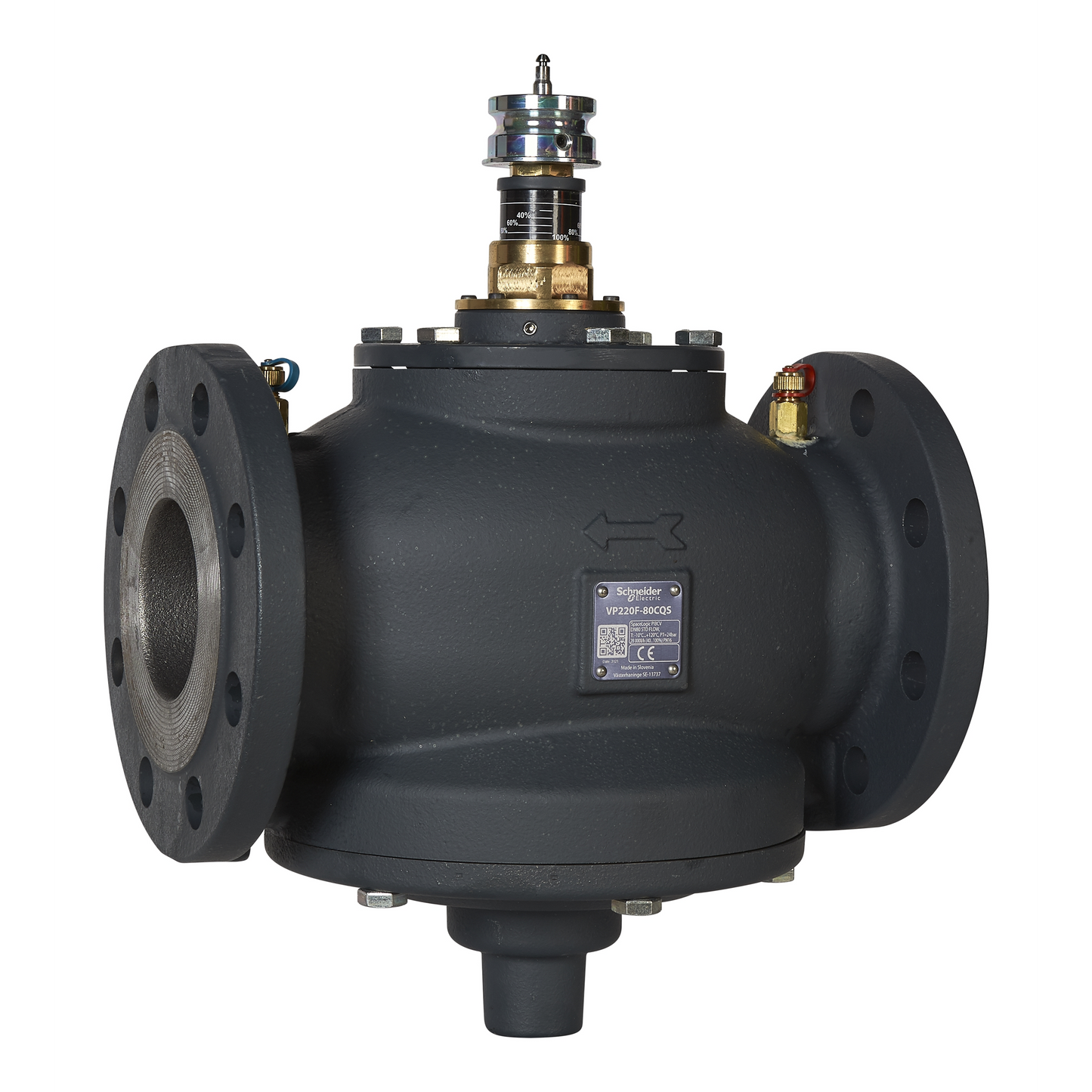 Schneider Electric-VP220F-100CQS-Vanne PIBCV DN100 standard flow avec plugs