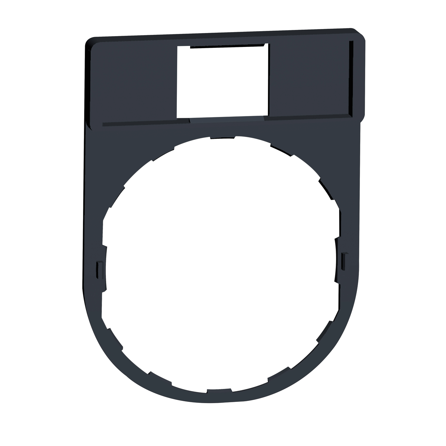 Schneider Electric-ZBZ32-Harmony - porte étiquette plate 30x40 - pour étiquette 8x27