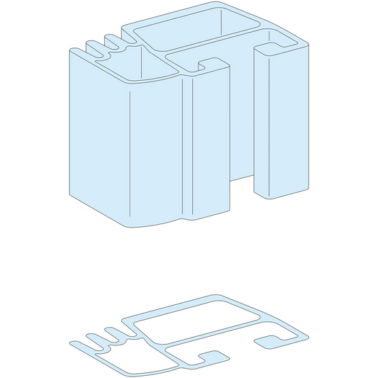 Schneider Electric-LVS04503-Linergy LGY - Profil pour JdB vertical - 800A - L= 1670mm