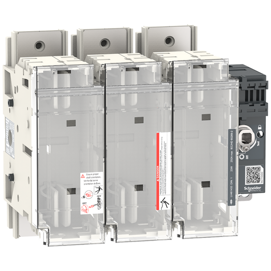 Schneider Electric-LV481433-FuPact GS - interrupteur sectionneur fusible - 250A - 3P - DIN 0/1 - F&R CTRL
