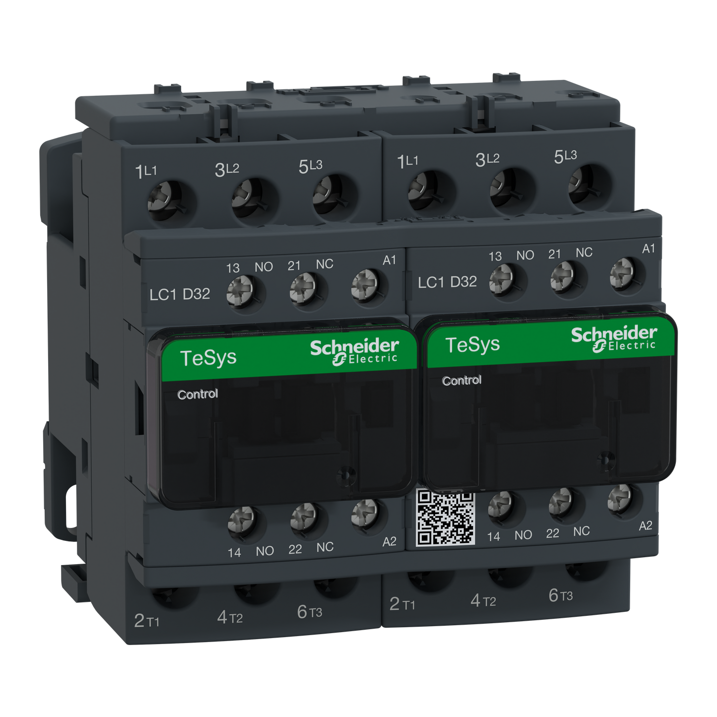 Schneider Electric-LC2D32G7-TeSys LC2D - contacteur inverseur - 3P - AC-3 440V - 32A - bobine 120Vca