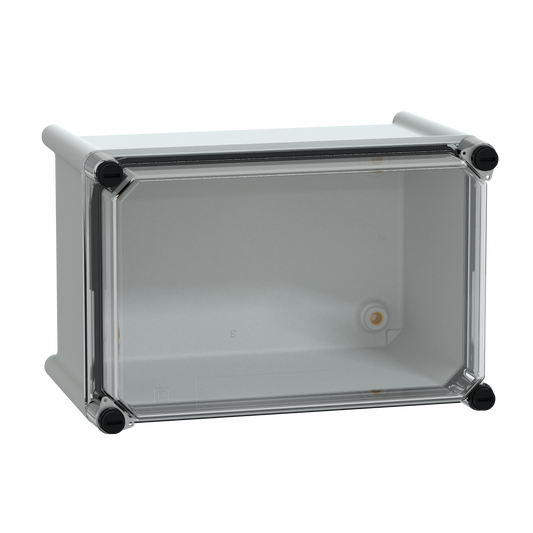 Schneider Electric-NSYPLS1827G-Thalassa PLS - Boite avec couvercle transparent 18x27x18 Ral 7035