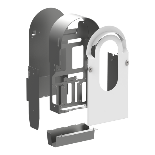 Schneider Electric-EVA1RWKS1-EVlink Pro AC - Kit metallique pour borne murale 1 point de charge