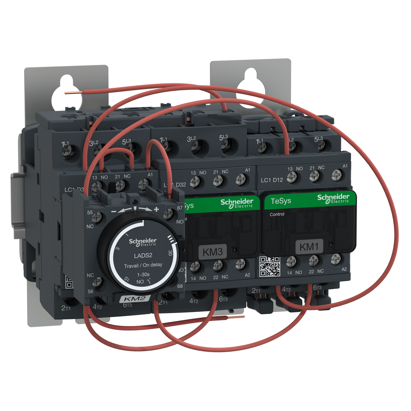 Schneider Electric-LC3D32AF7-TeSys LC3D - démarreur étoile triangle sur platine - bobine 110Vca