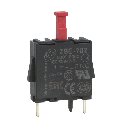Schneider Electric-ZBE702-Harmony - bloc contact - 1O - raccordement sur circuit imprimé
