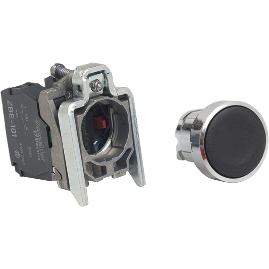 Schneider Electric-XB4BACUST02-Harmony XB4 - bouton poussoir - Ø22 - XB4BA - personnalisé via configurateur