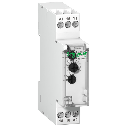 Schneider Electric-A9E16070-Acti9, RTMF, relais temporisé multifonction 1OF 12...240VCA/CC