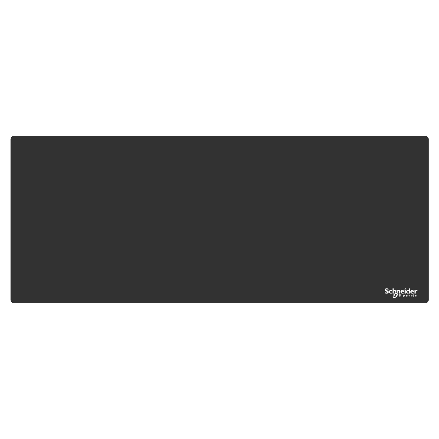 Schneider Electric-ZBYLEG502000-Harmony - plastron - panneau vierge - 500x200 - non marqué - plastique - noir