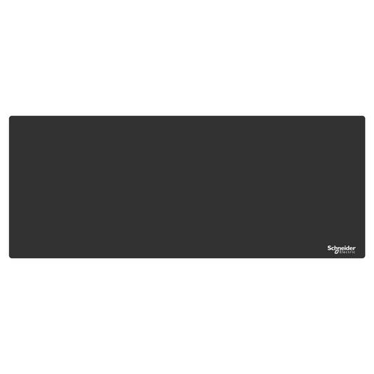 Schneider Electric-ZBYLEG502000-Harmony - plastron - panneau vierge - 500x200 - non marqué - plastique - noir