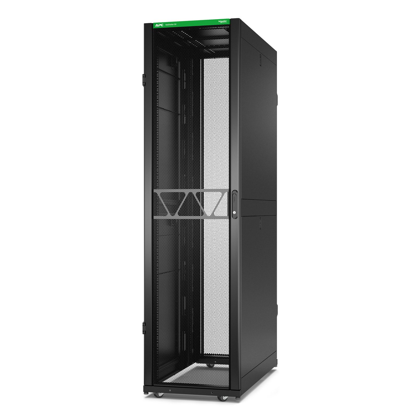 APC-AR3307B2-Rack NetShelter SX2 48U L600XP1200XH2258mm, noir, avec panneaux latéraux