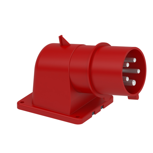 Schneider Electric-81821-Mureva - socle de connecteur industriel - 32 A - 3P+N+T - 380-415 V CA - IP44