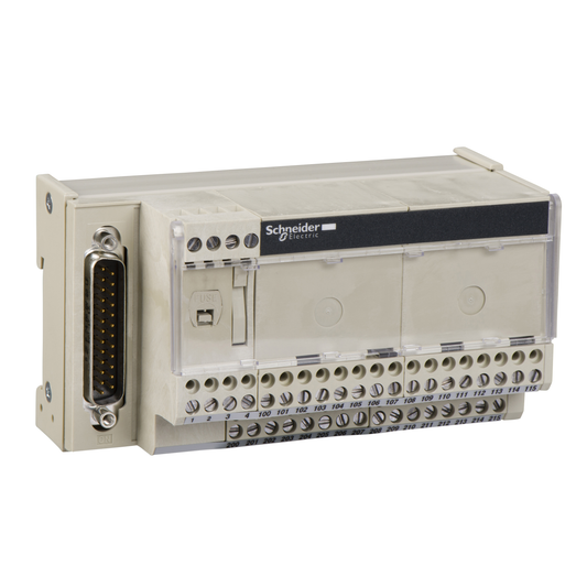 Schneider Electric-ABE7CPA03-Telefast ABE7 - embase de raccordement - pour distribution pass. 8 voies analog.