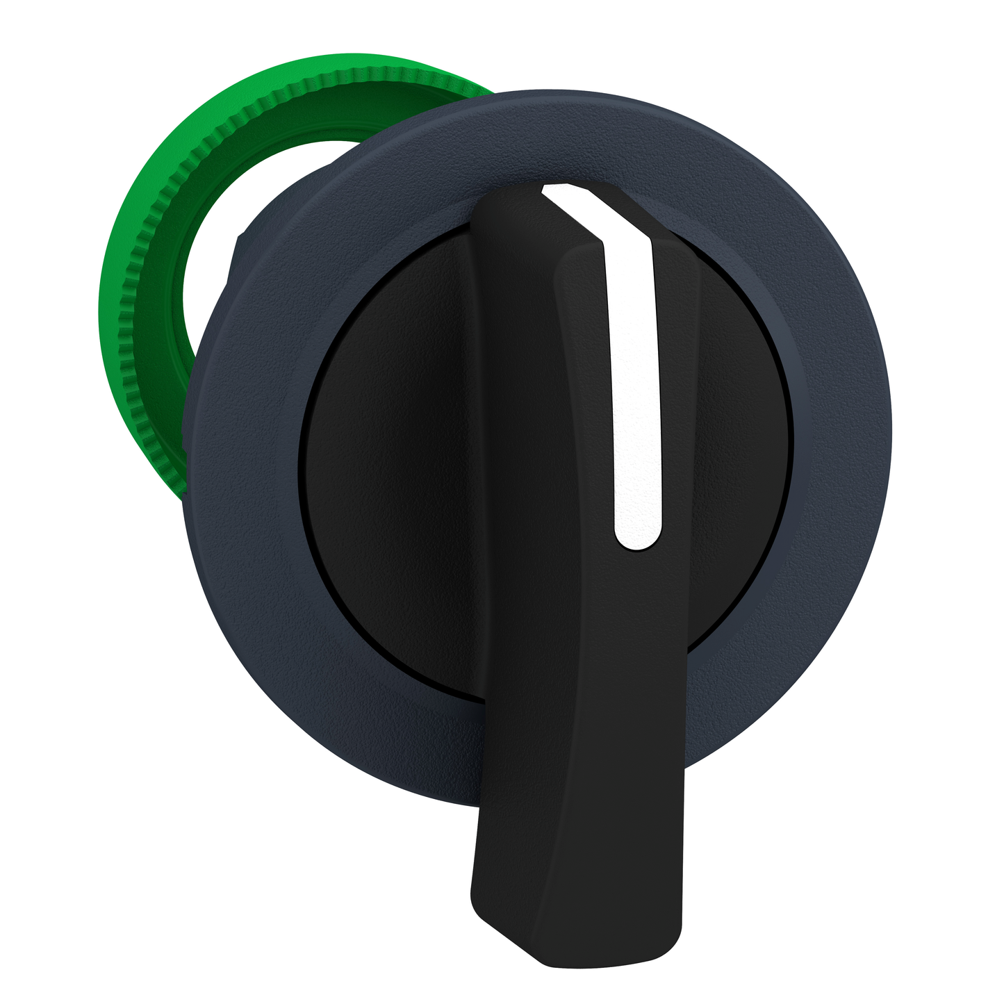 Schneider Electric-ZB5FJ4-Harmony XB5 - tête bouton tournant à crosse - flush - 2 pos à rap. - noir