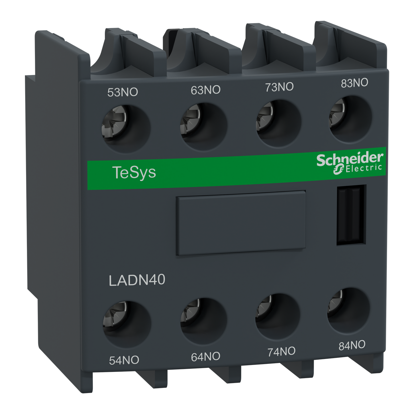 Schneider Electric-LADN40-TeSys D - bloc contacts auxiliaires frontaux - 4F+0O - bornes vis-étriers
