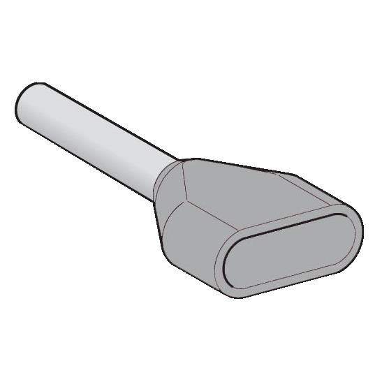 Schneider Electric-AZ5DE025-Linergy AZ5 - embout de câble double - taille moyen - 2,5mm² - gris - NF