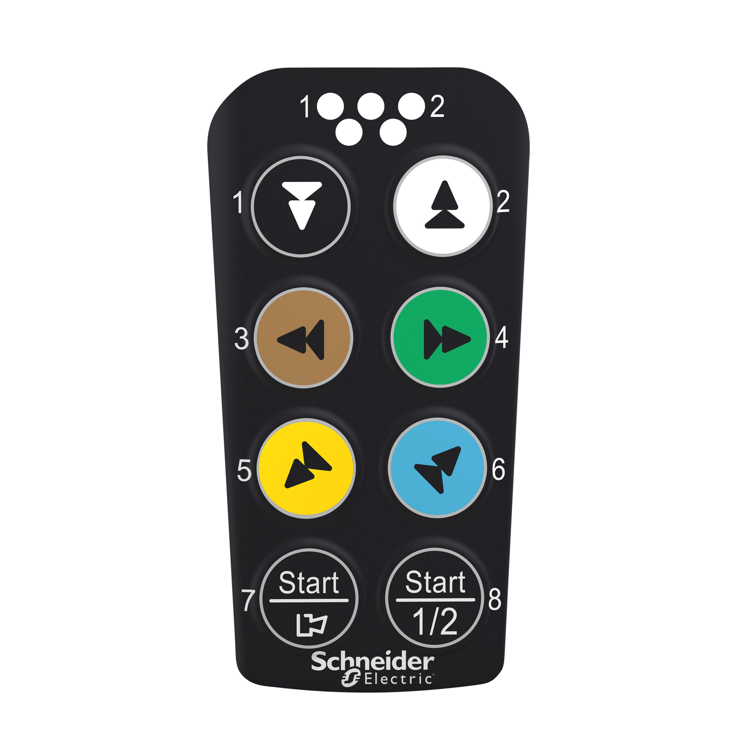 Schneider Electric-ZARC705-eXLhoist - face avant touches fonctions pour émetteur compact