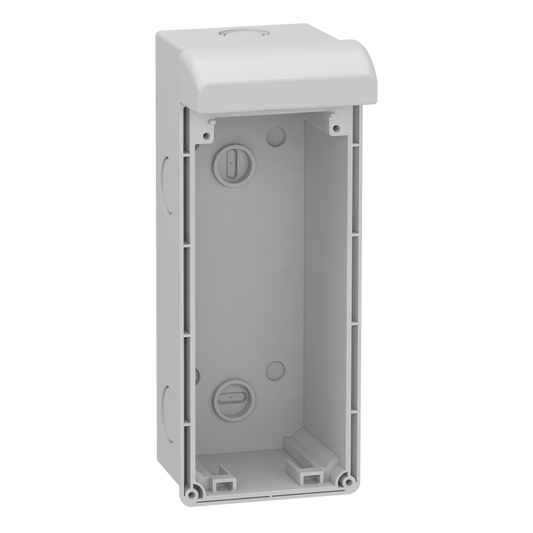 Schneider Electric-83920-Mureva - boîtier mural pour 1 prise verrouillable avec prédéfonçage - 103x250mm