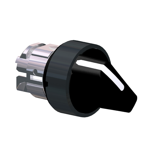 Schneider Electric-ZB4BD47-Harmony XB4 - tête pour bouton tournant - 2 positions - diam 22 - noir