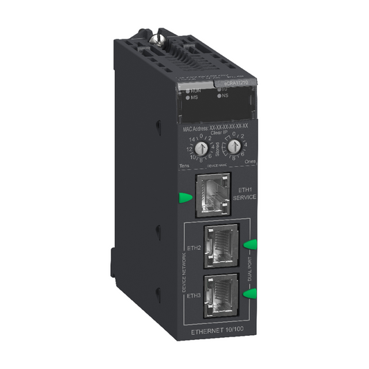 Schneider Electric-BMECRA31210-Module de communication pour rack déporté Ethernet RIO M580