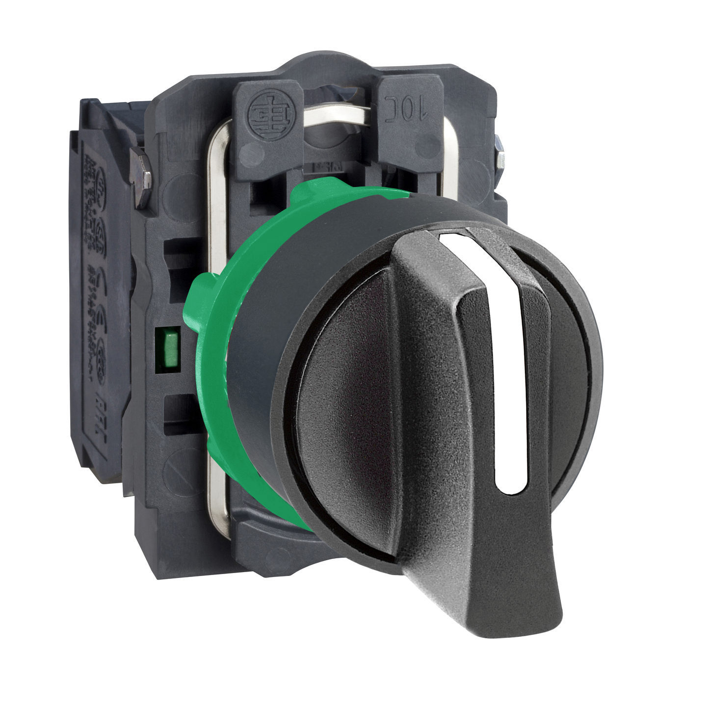 Schneider Electric-XB5AD53-Harmony XB5 - bouton tournant à manette - Ø22 - 3 pos rap C - noir - 2F - vis