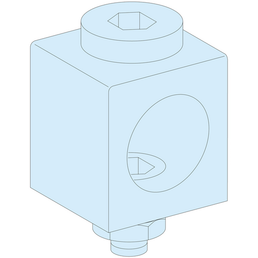 Schneider Electric-LVS07052-Linergy BS - 4 connecteurs câble 250 à 185 mm2