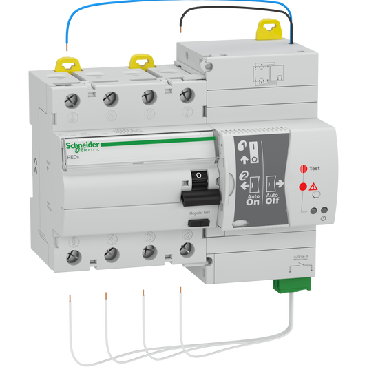 Schneider Electric-18267-Multi9 - réenclencheur dispositif de courant résiduel - RED - 4P - 40A - class A