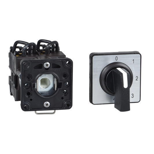 Schneider Electric-K1D004QCH-Harmony - sélecteur à gradins à came - 1 pôle - 45° - 12A - fixation Ø22mm