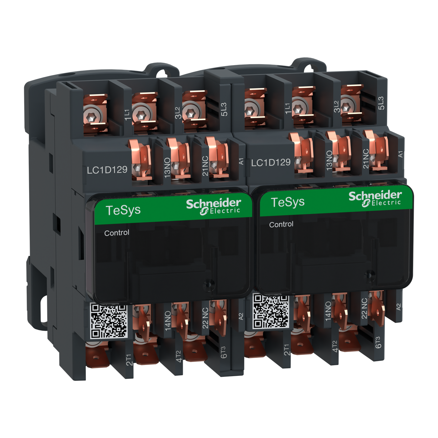Schneider Electric-LC2D129B7-TeSys LC2D - contacteur inverseur - 3P - AC-3 440V - 12A - bobine 24Vca