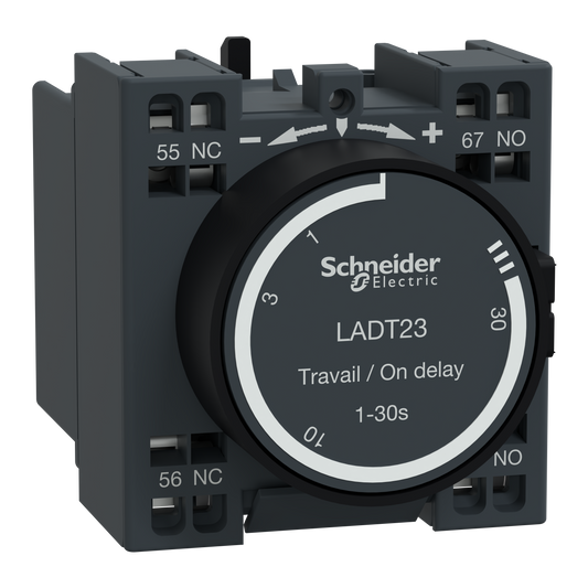 Schneider Electric-LADT23-TeSys D - bloc de contacts auxiliaires - 1F+1O - bornes à ressort