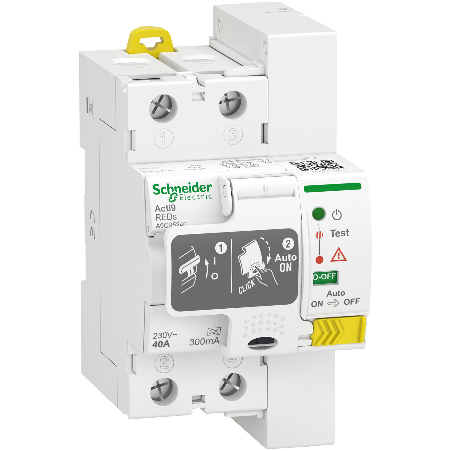 Schneider Electric-A9CR5240-Acti9 REDs - interrupteur différentiel - 2P - 40A - 300mA - A