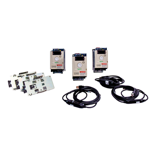 Schneider Electric-MD2ATV12X3-Lot de 3 ATV12 Education 240V 1ph 4E/2S Log 1E/1S Ana 1S Rel