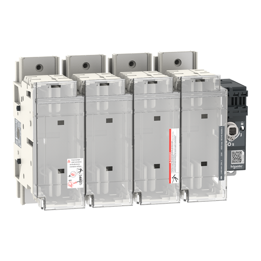 Schneider Electric-LV481444-FuPact GS - interrupteur sectionneur fusible - 400A - 4P - DIN 0/1/2 - F&R CTRL