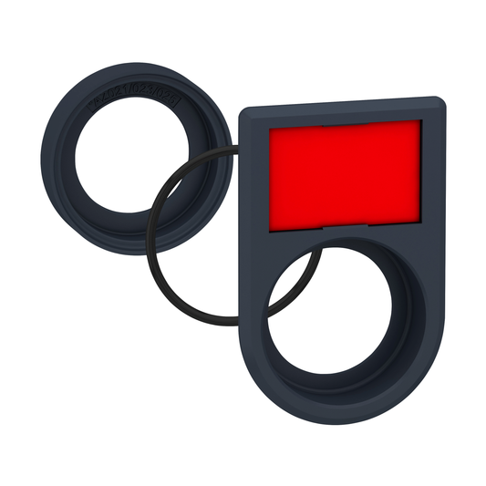 Schneider Electric-ZB5AZ025-Harmony XB5 - kit de montage - pr légende 18x27 -pour BP lum. et bouton tournant