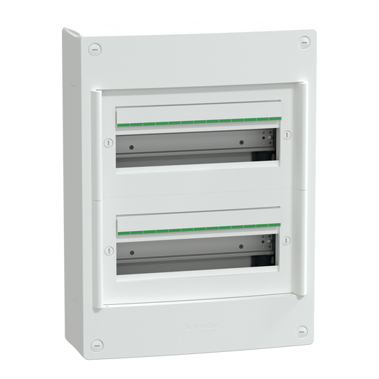 Schneider Electric-LVSXT213-PrismaSeT XS - Coffret saillie 2 rangées 13 modules - sans porte