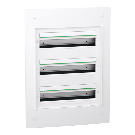 Schneider Electric-LVSXS318-PrismaSeT XS - Coffret encastré 3 rangées 18 modules - sans porte