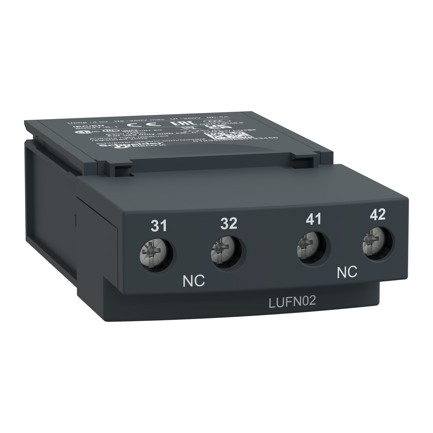 Schneider Electric-LUFN02-TeSys U - module de contacts auxiliaires LUF - 2O