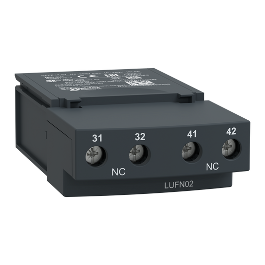Schneider Electric-LUFN02-TeSys U - module de contacts auxiliaires LUF - 2O