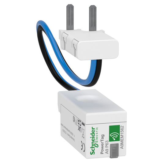 Schneider Electric-A9MEM1562-PowerTag - Capteur de mesure radiofréquence - iDT40 - 1P+N - 63A - aval