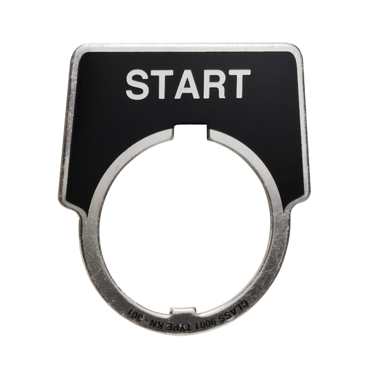 Schneider Electric-9001KN299-Harmony - Etiquette metallique pour bouton poussoir 30mm