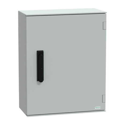 Schneider Electric-NSYPLM54VG-Thalassa - Coffret polyester 530x430x200 - Fermeture 3 pts - IP66 Ral 7035