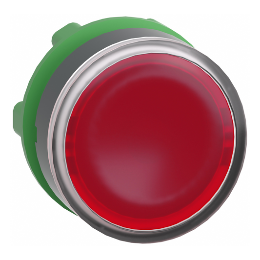 Schneider Electric-ZB5AA48-Harmony tête de bouton poussoir - Ø22 - pour insertion étiquette - rouge