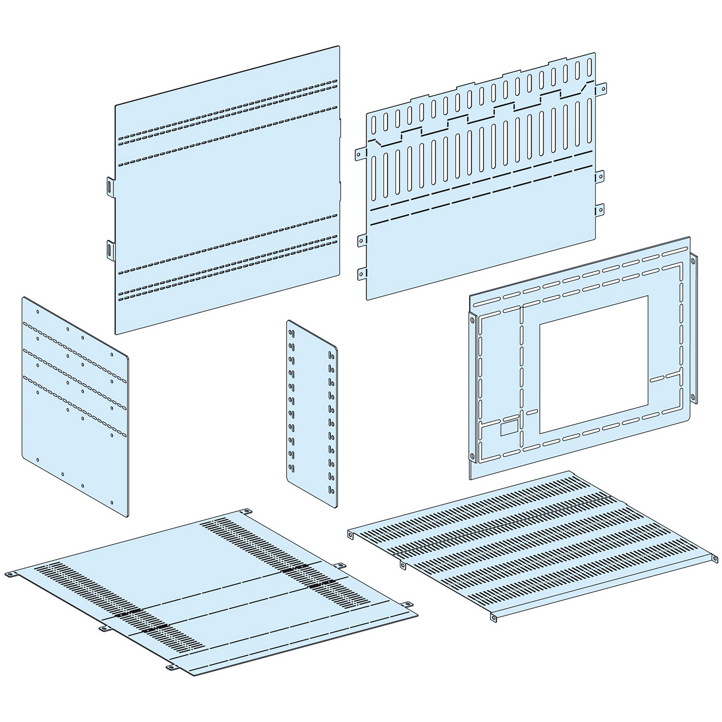 Schneider Electric-LVS04863-PrismaSeT P - Capot raccordement arrière MTZ2 - fixe ou débro