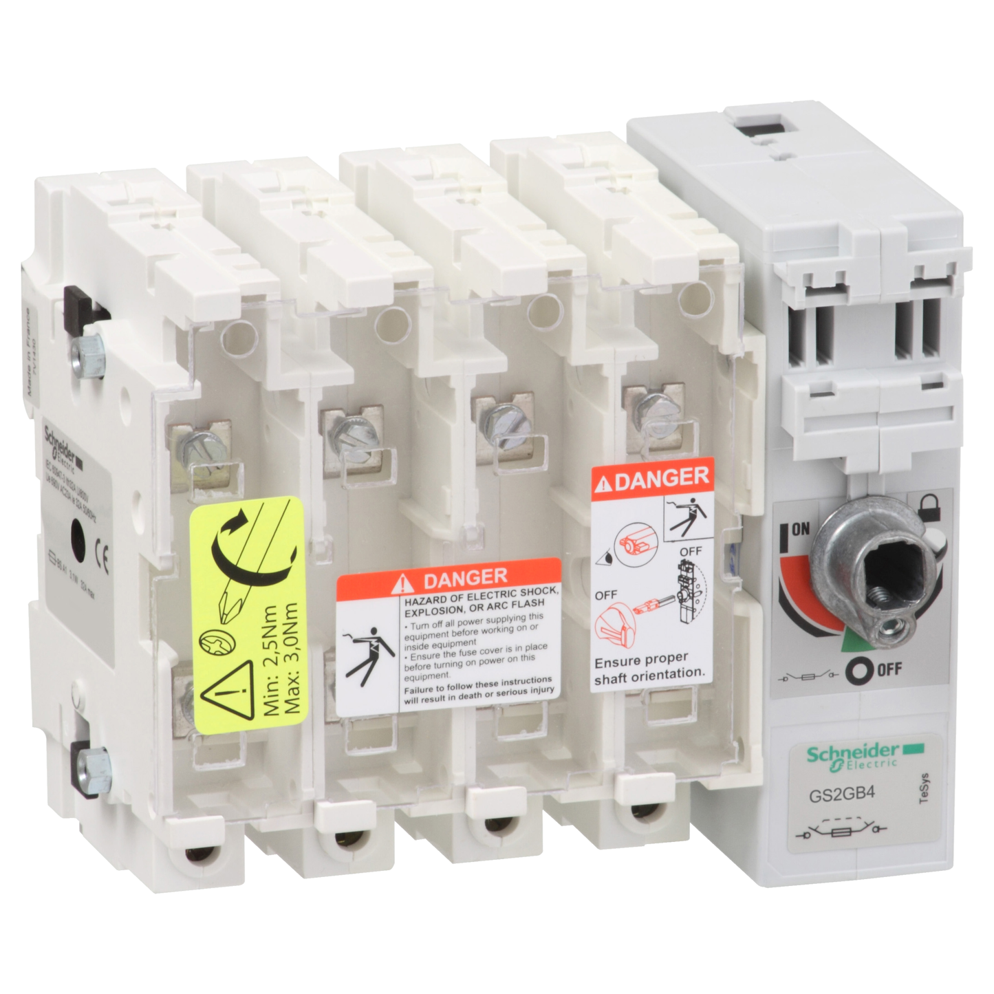 Schneider Electric-GS2GB4-TeSys GS - Interrupteur sect fusible 4x 63a a2-a3