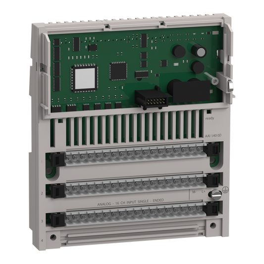 Schneider Electric-170AAI14000-Modicon Momentum - entrée analogique distribuée - 16 entrées extrémité unique