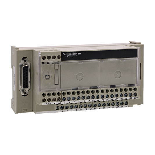 Schneider Electric-ABE7CPA01-Telefast ABE7 - embase de raccordement - pour voies analogiques et compteur