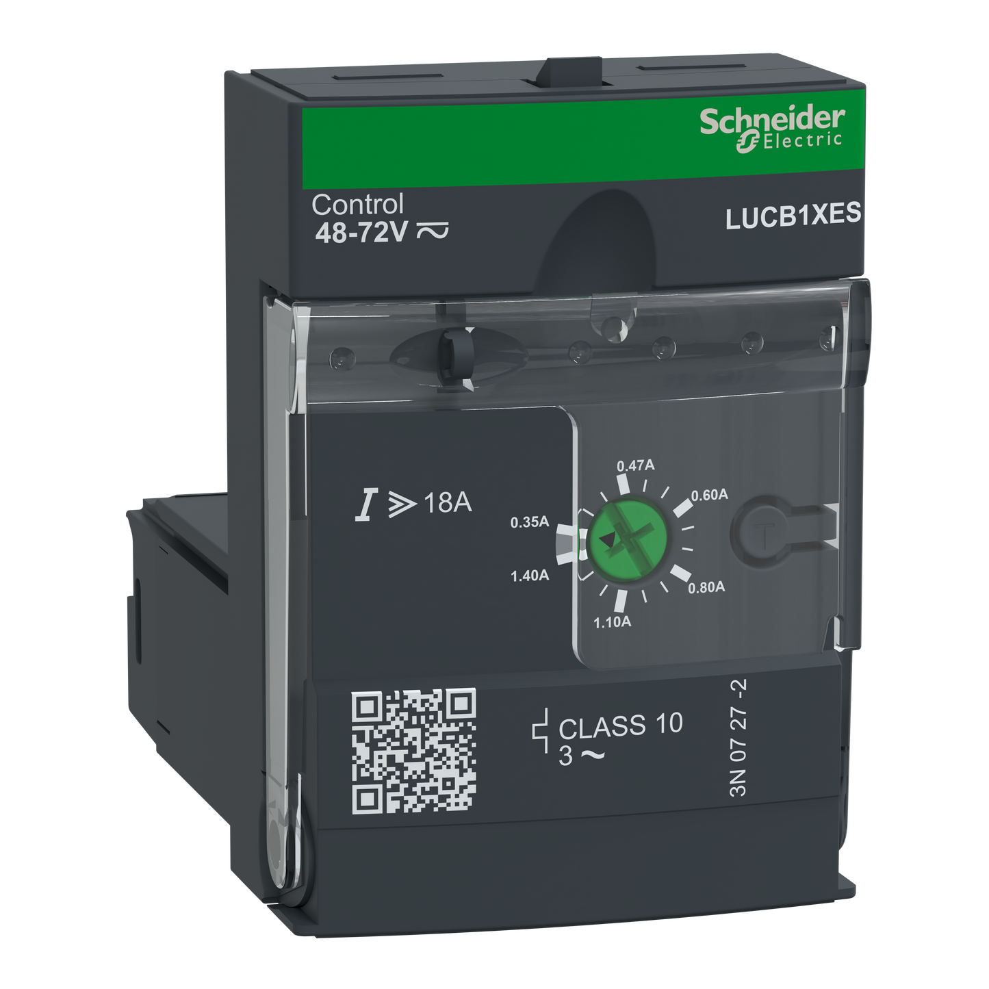 Schneider Electric-LUCB1XES-TeSys LUCB - unité de contrôle évolutif - classe 10 - 0,35..1,4A - 48..72Vcc/ca
