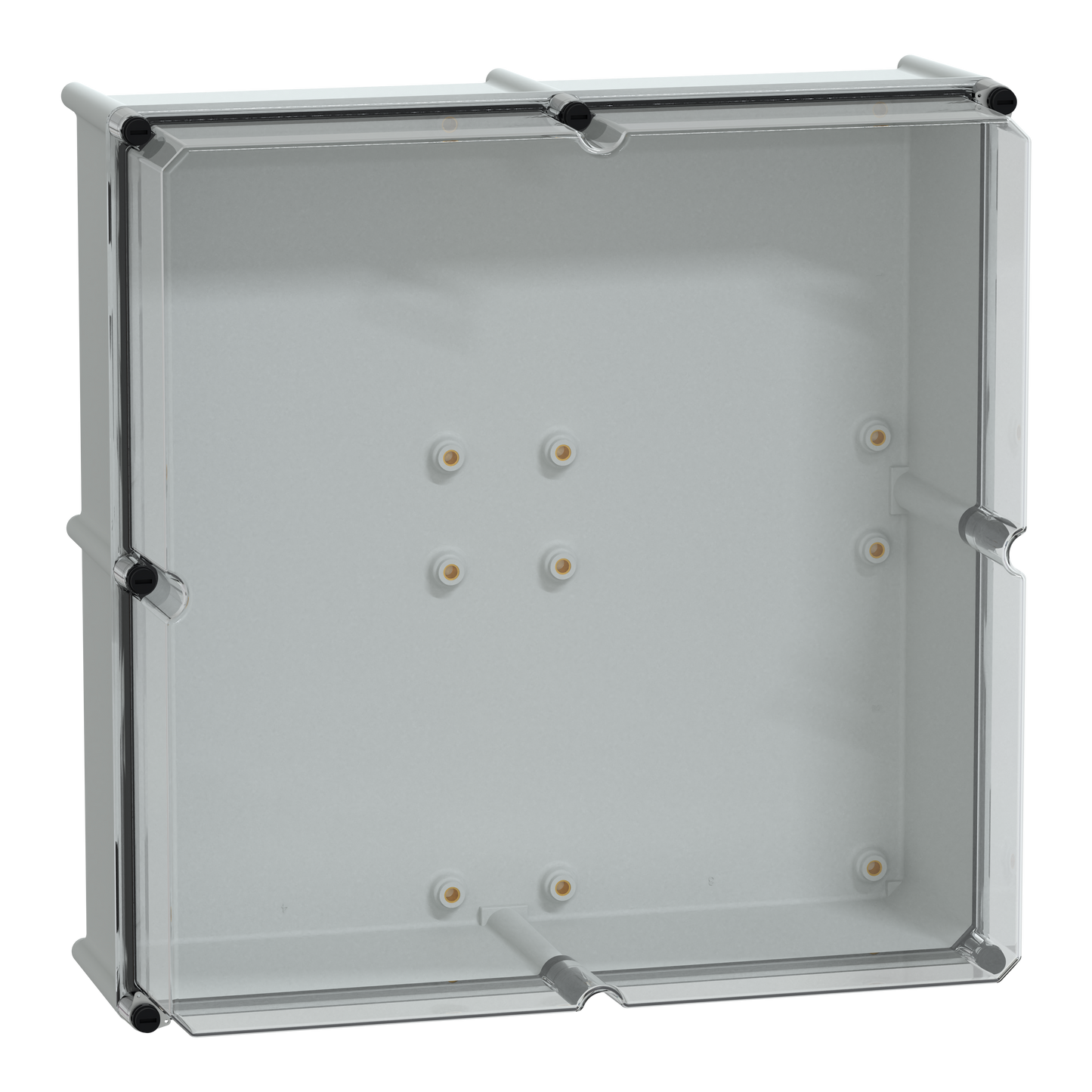 Schneider Electric-NSYPLS5454AG-Thalassa PLS - Boite avec couvercle transparent 54x54x23 Ral 7035